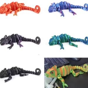Camaleón 3d de 15cm