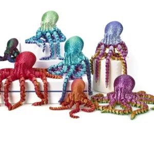 Pulpo impreso en 3d de 17cm