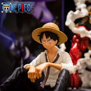 Figura Luffy sentado One Piece de 12cm